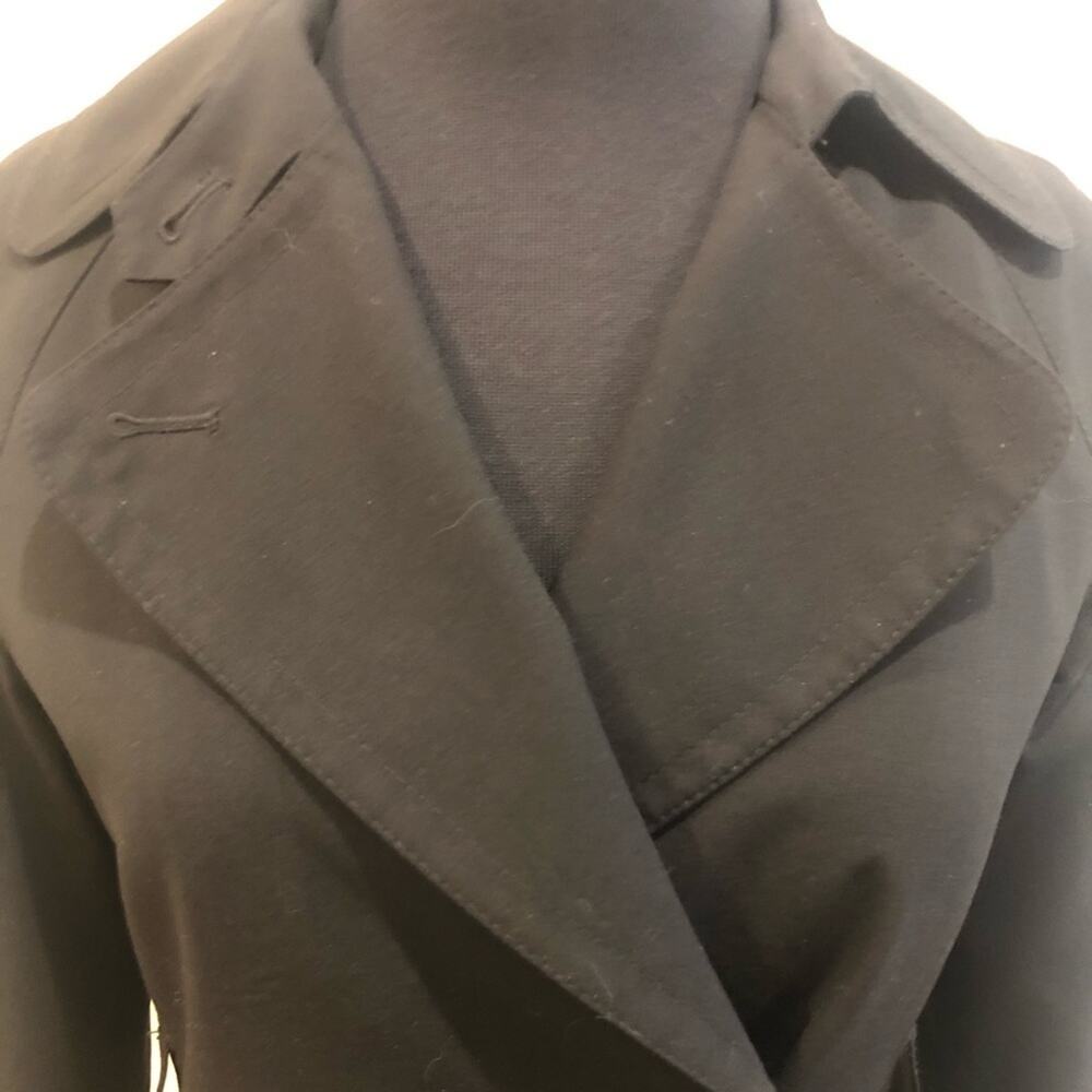 Theory Four Button Double Breasted Wool Black Bla… - image 2